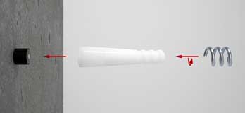 VISUALISIERUNG - SCHALUNGSDÜBEL